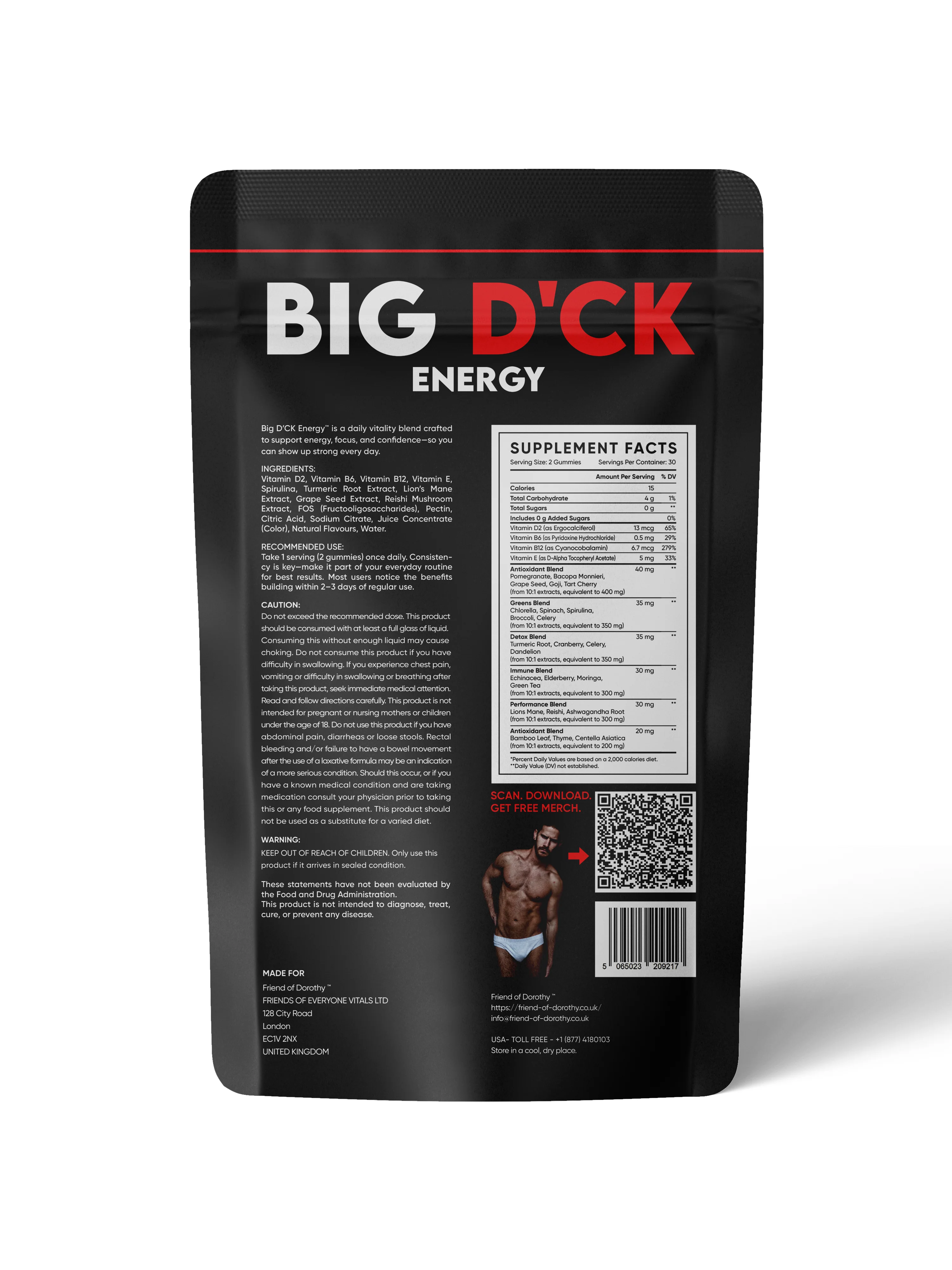 BIG D'ENERGY gummies - energy, focus, and immune support - Image 7