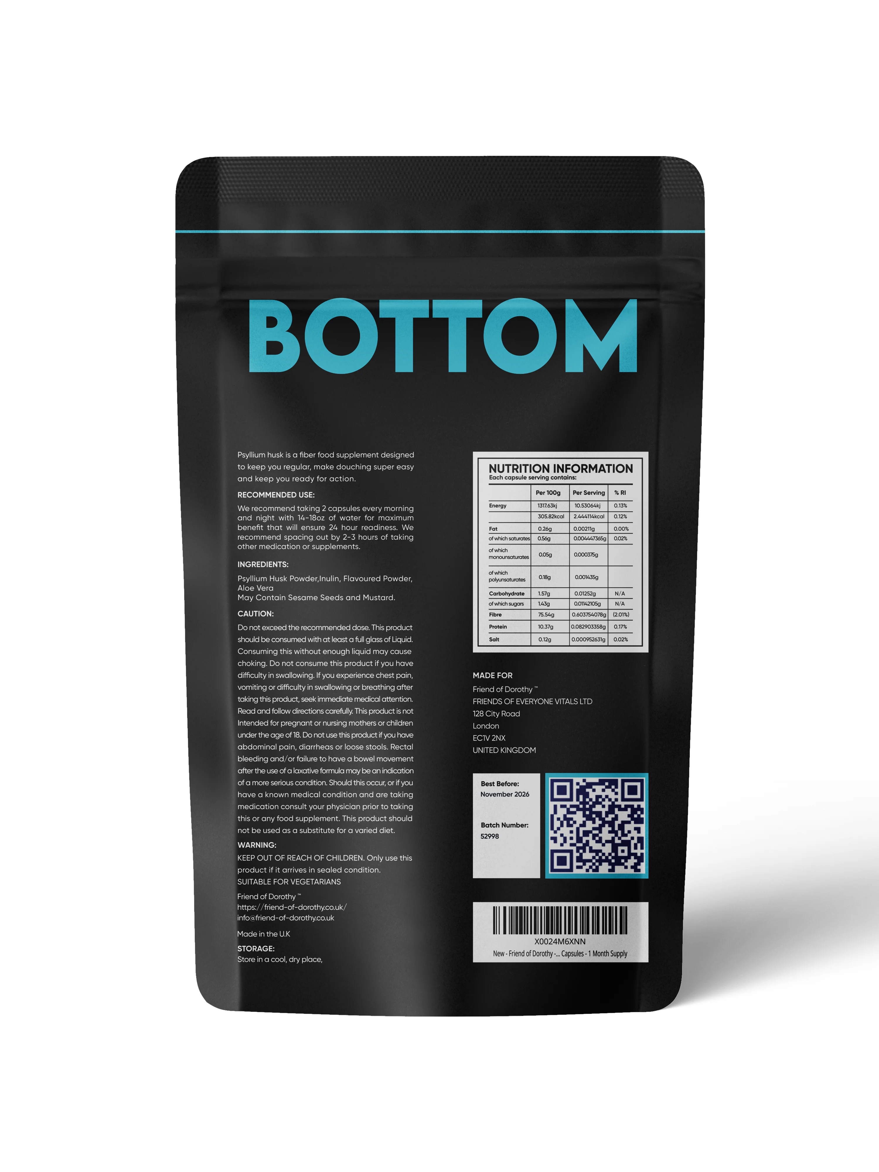 BOTTOM 120 capsules - make douching quick and easy - 1 month supply - Image 8
