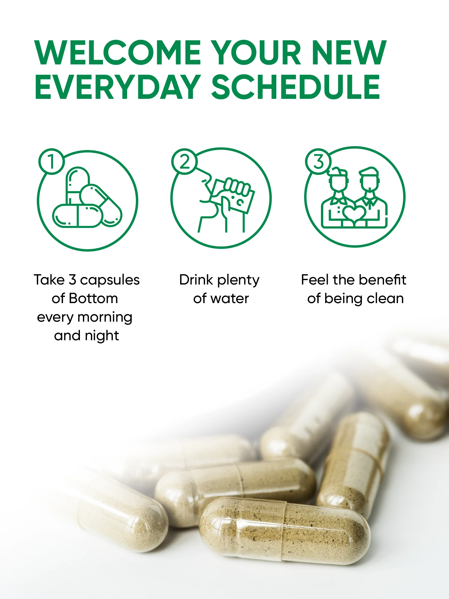 BOTTOM 90 capsules  - make douching quick and easy - event-based 21 days supply - Image 6