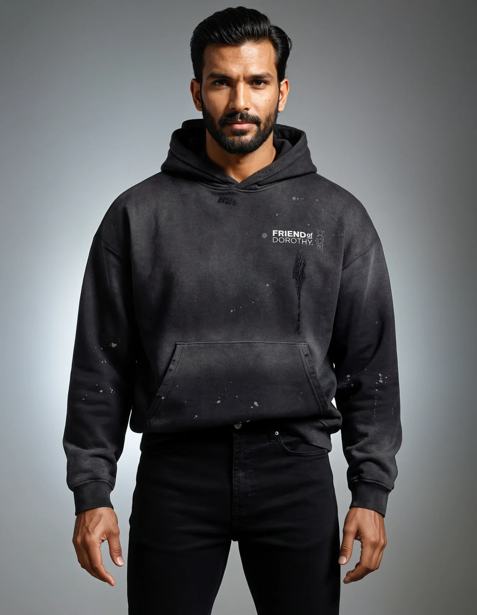 OVERSIZED HOODIE WITH CM GUY - Image 3