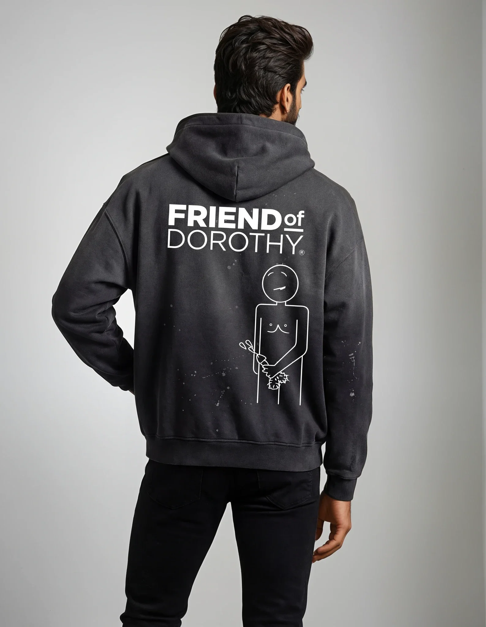 OVERSIZED HOODIE WITH CM GUY - Image 4